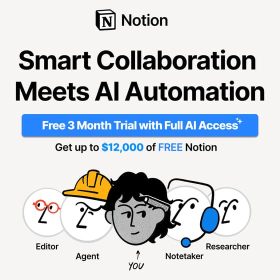 An ad by Notion